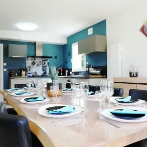 villas de la Ria d'Etel, intérieur de la villa Groix